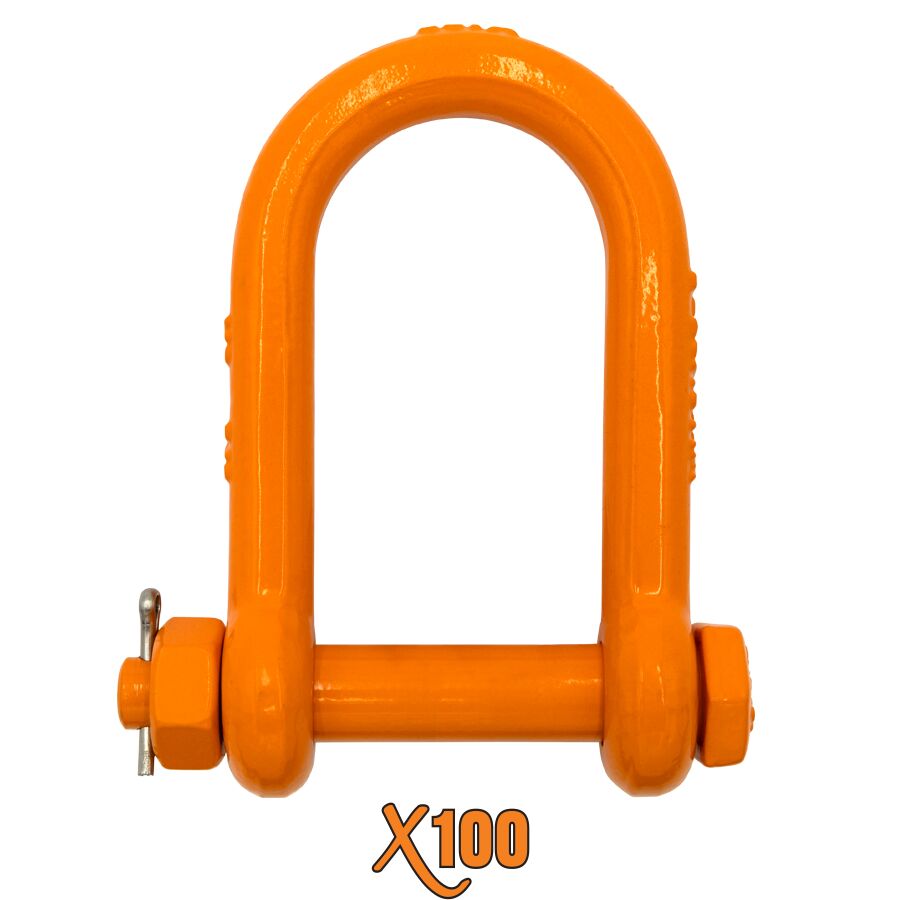 X100® All Alloy Bolt Type Long Reach Shackles