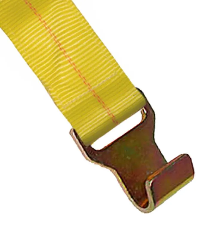 Winch Strap with Narrow Flat Hook
