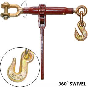 Jaw-Hook Swivel Lite Load Binder