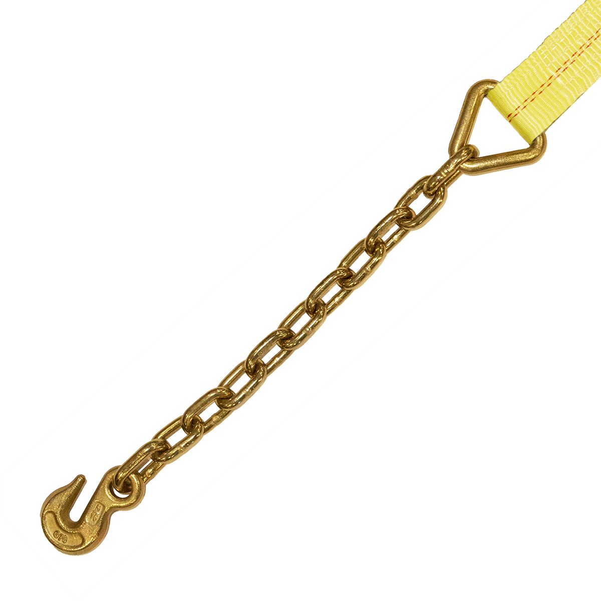 Winch Strap with Chain & Grab