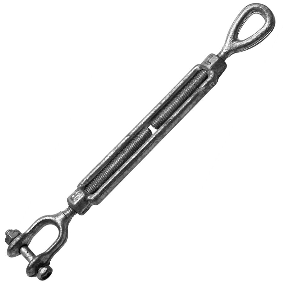 Eye-Jaw Galvanized Turnbuckles