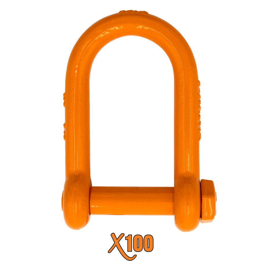 X100® All Alloy Screw Pin Long Reach Shackles
